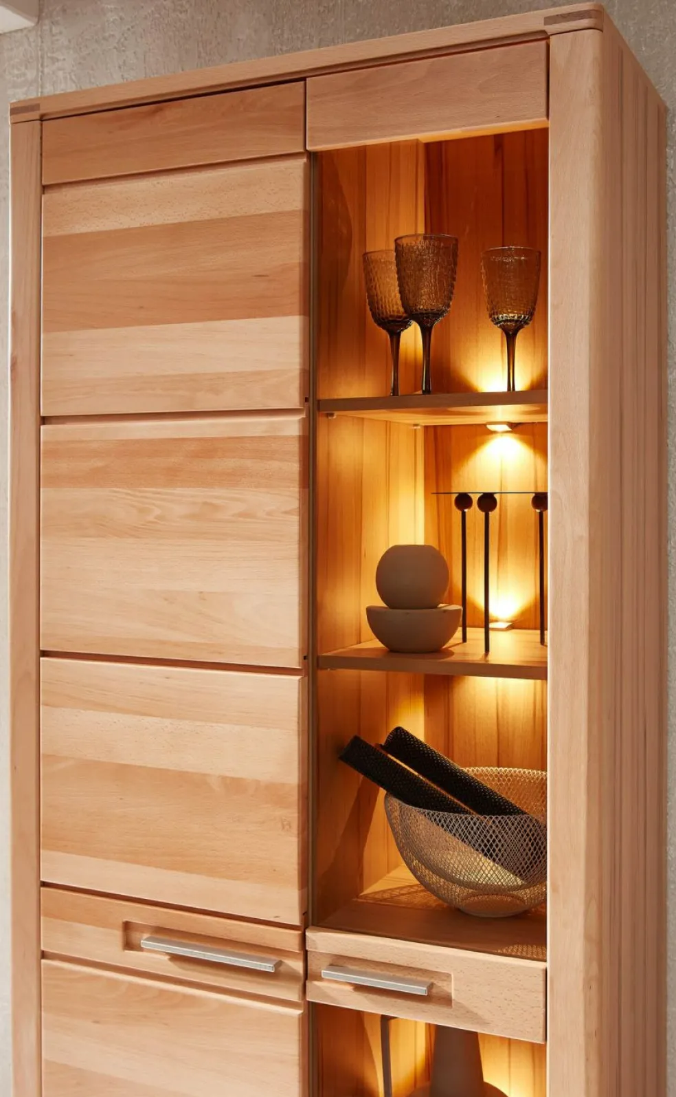 Meuble vitrine NATHANIAL