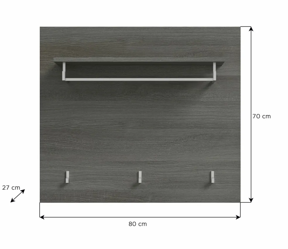Panneau mural portemanteau FICHE