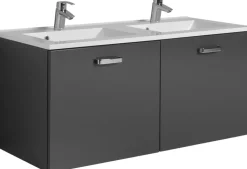 Plan double vasque en fonte minérale 560