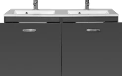 Plan double vasque en fonte minérale 560