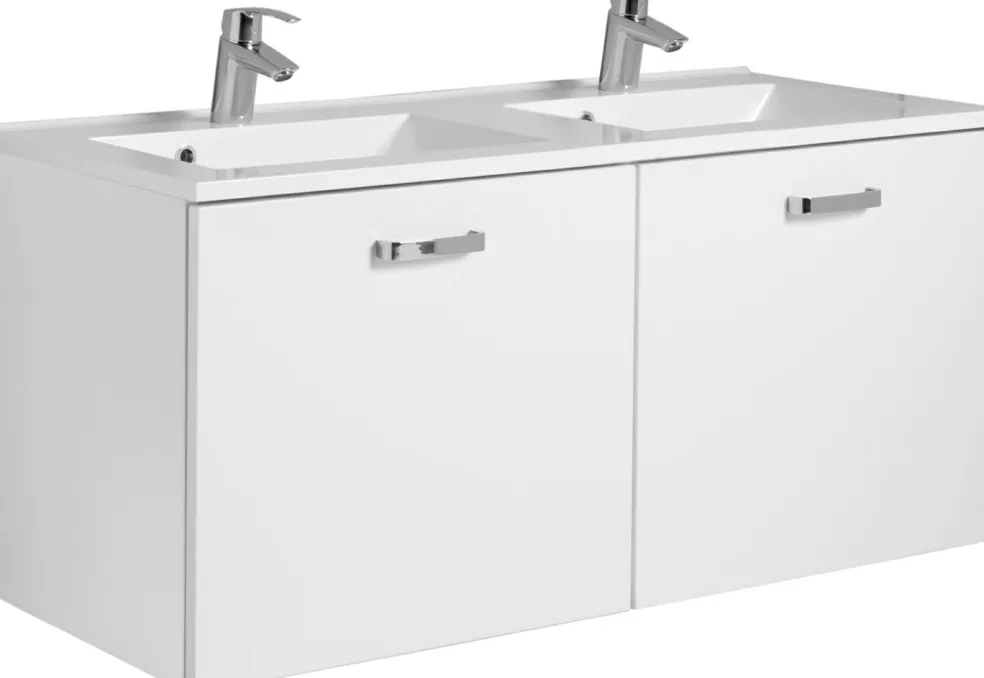 Plan double vasque en fonte minérale 560