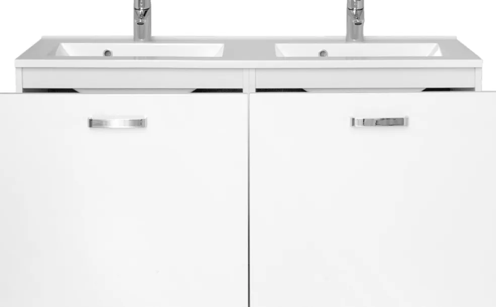 Plan double vasque en fonte minérale 560