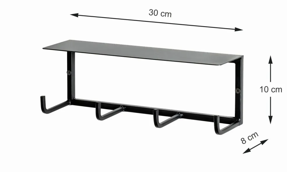 Portemanteau mural SIDNEY 1