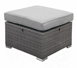 Pouf et plateau en verre ROA-7042072-00