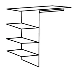 Répartition intérieure pour armoire 766