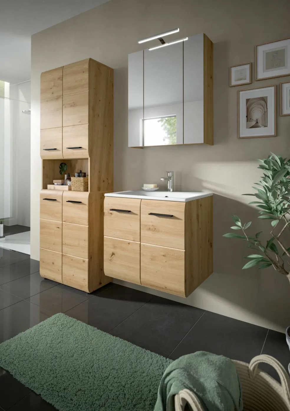 Salle de bains combinée 5 éléments BONGA