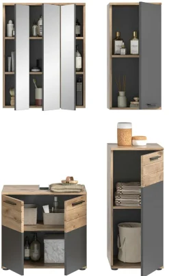 Salle de bains combinée 4 éléments AGARO