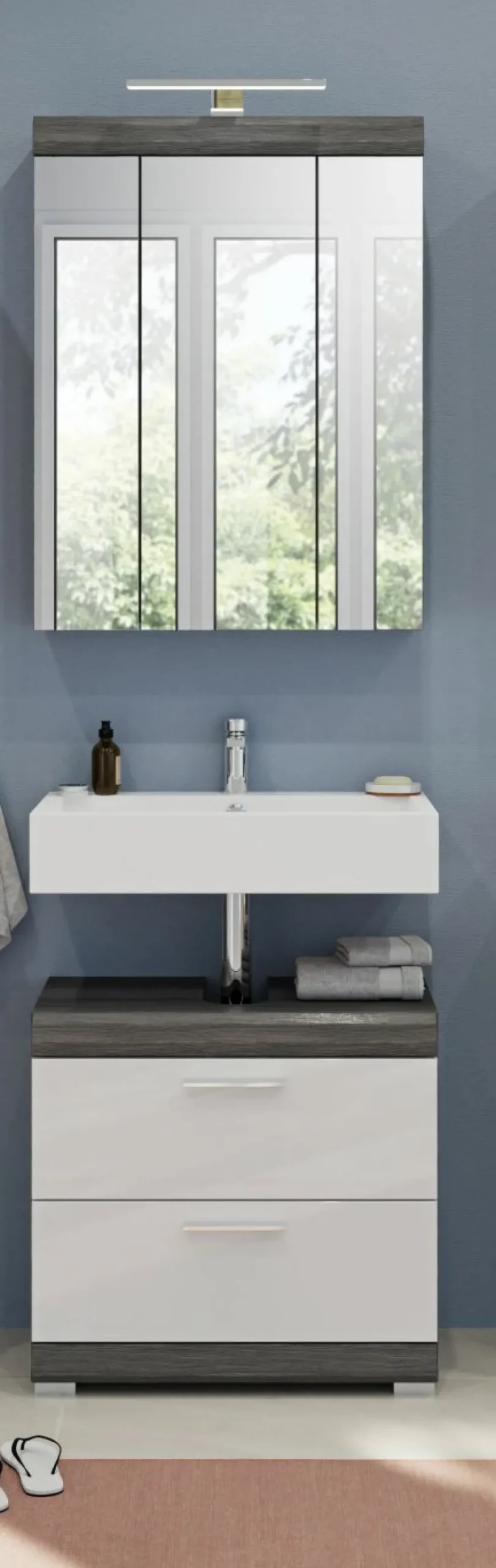 Salle de bains combinée 3 éléments SEWULA