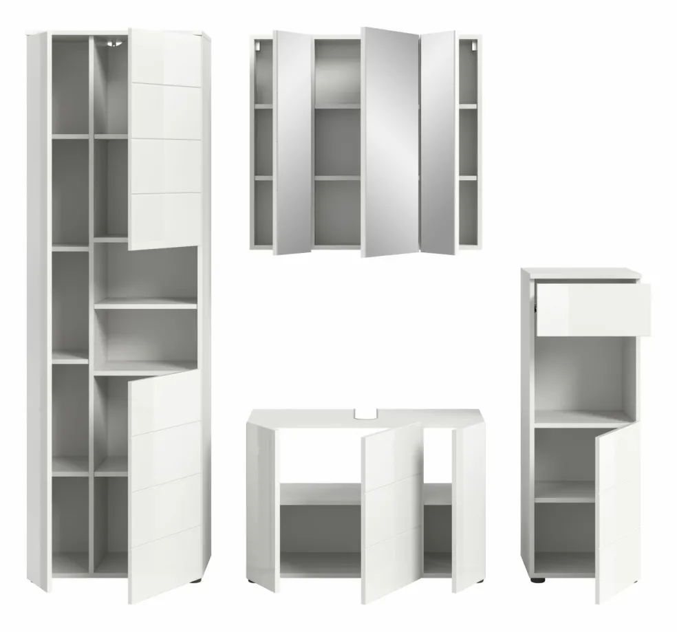 Salle de bains combinée 4 éléments AMBO