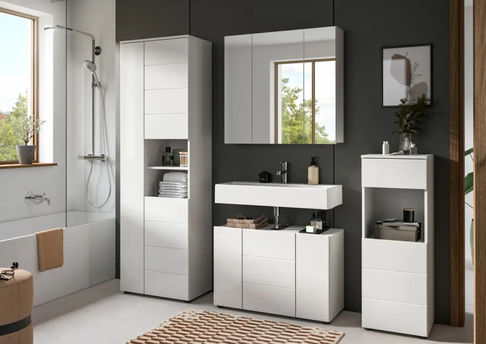 Salle de bains combinée 4 éléments AMBO