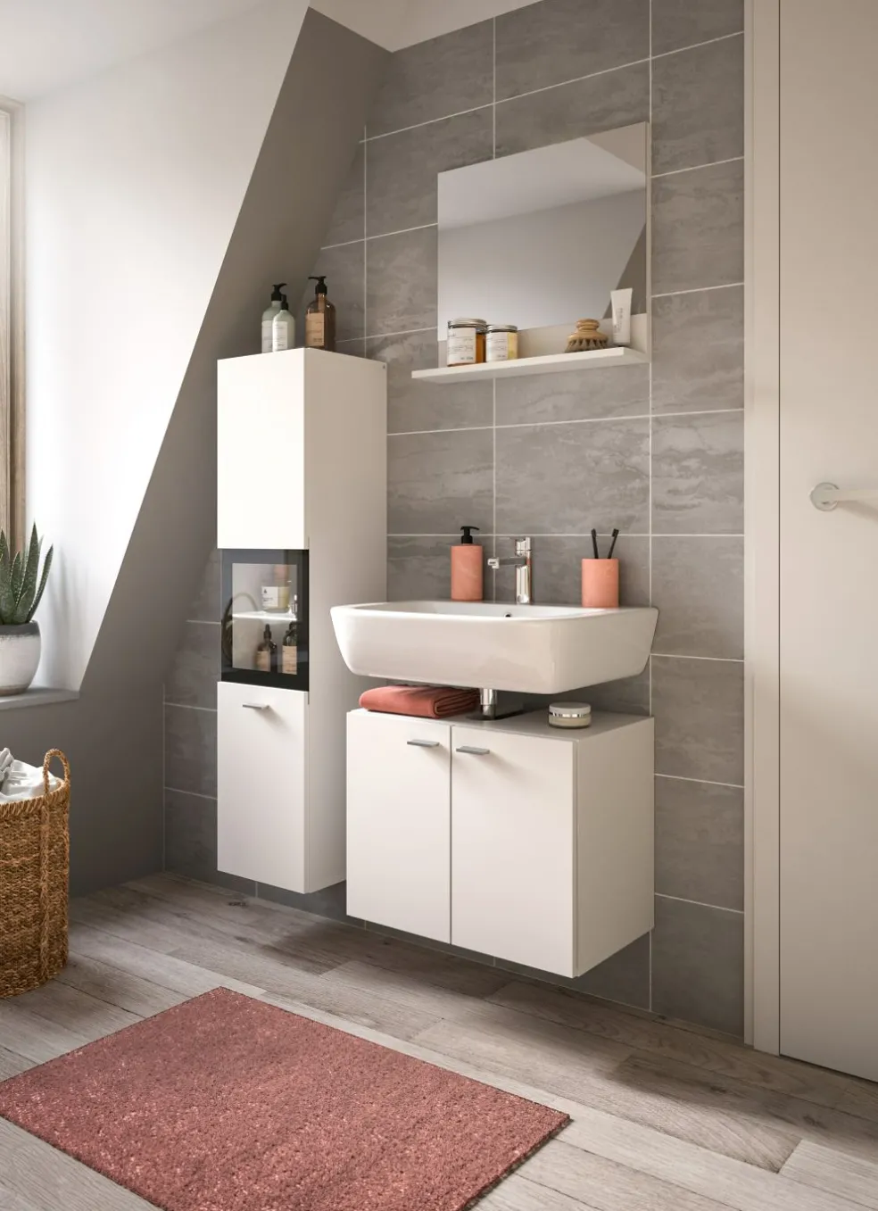 Salle de bains combinée 3 éléments SEBETA