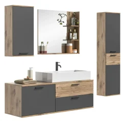 Salle de bains combinée 4 éléments AGARO