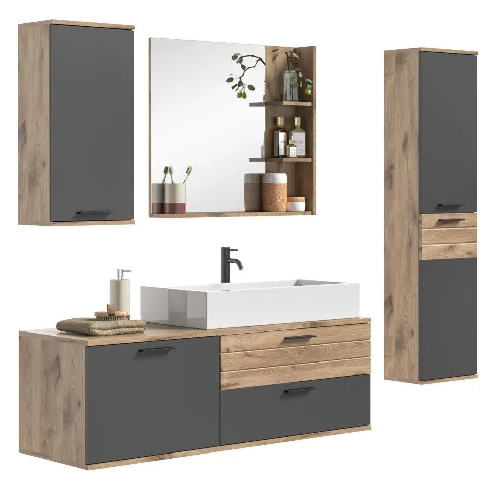 Salle de bains combinée 4 éléments AGARO