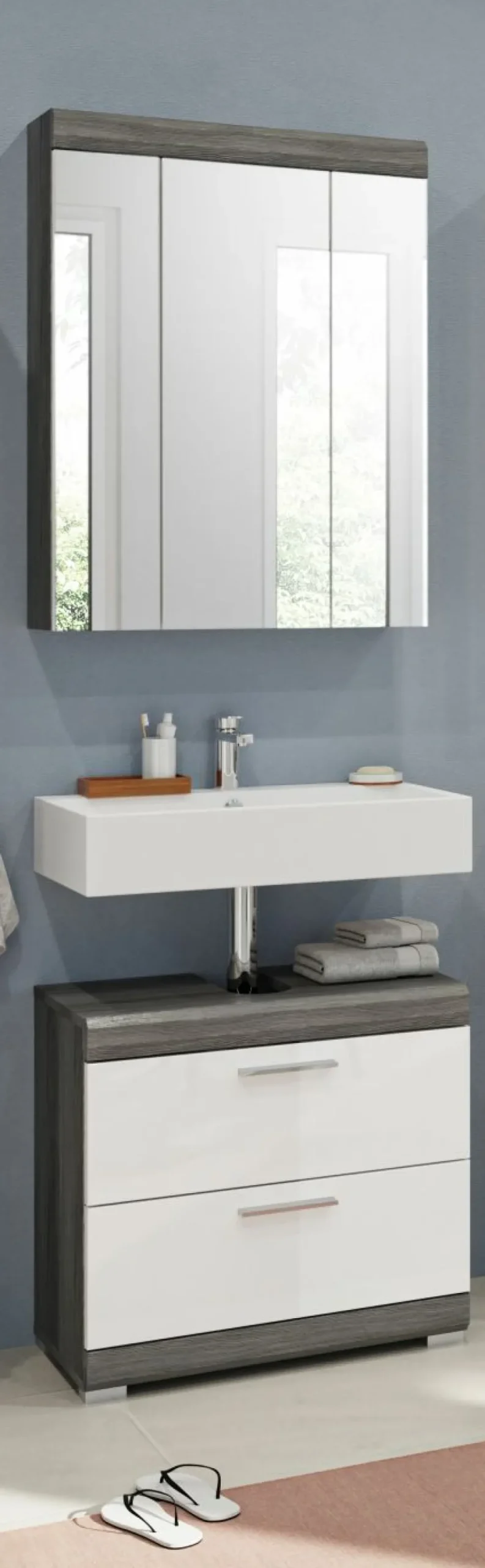 Salle de bains combinée 2 éléments SEWULA