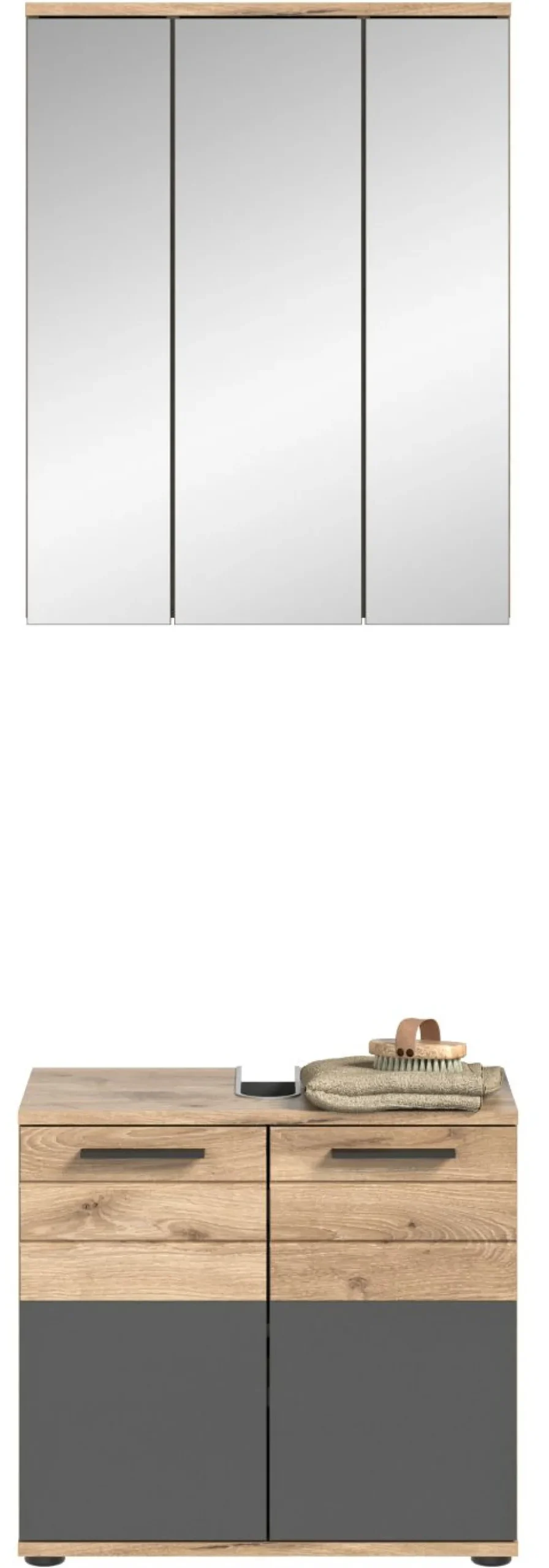 Salle de bains combinée 2 éléments AGARO