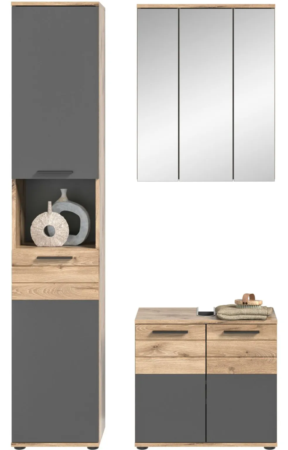 Salle de bains combinée 3 éléments AGARO