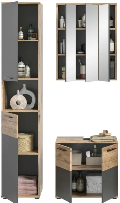 Salle de bains combinée 3 éléments AGARO