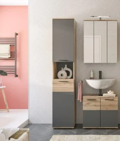 Salle de bains combinée 3 éléments AGARO