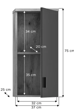 Salle de bains combinée 3 éléments METU