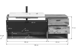 Salle de bains combinée 3 éléments METU