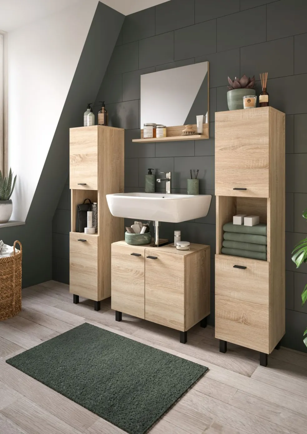 Salle de bains combinée 4 éléments SEBETA