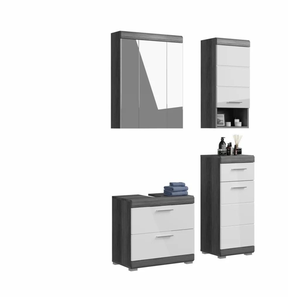 Salle de bains combinée 4 éléments SEWULA