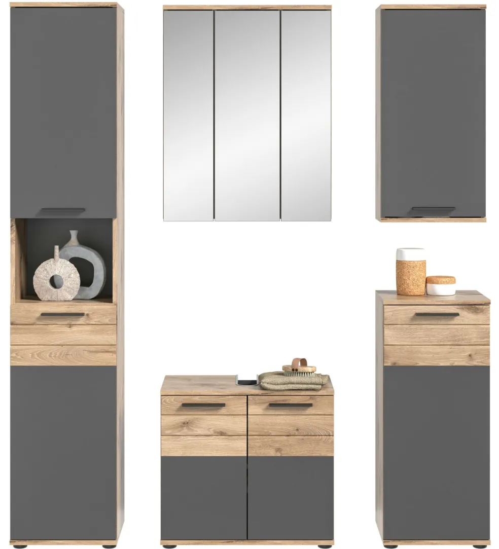 Salle de bains combinée 5 éléments AGARO