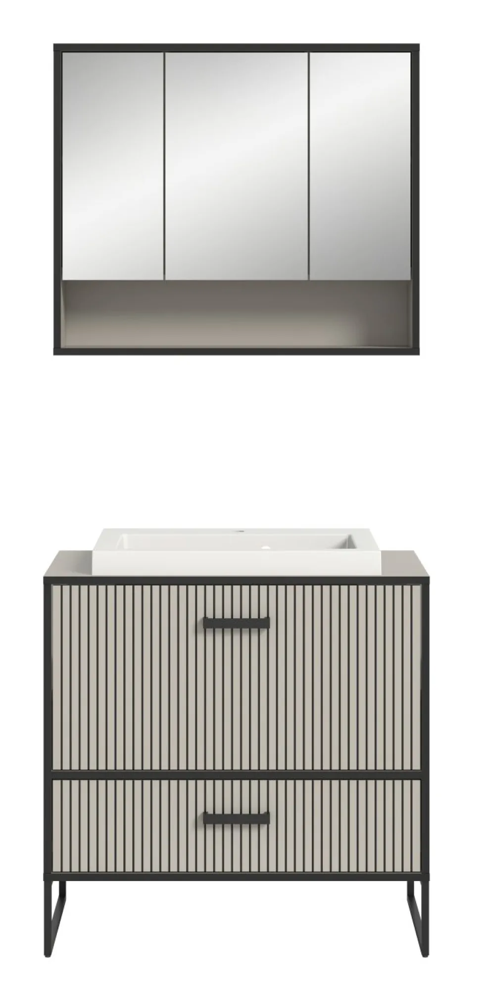 Salle de bains combinée 3 éléments BAGNO