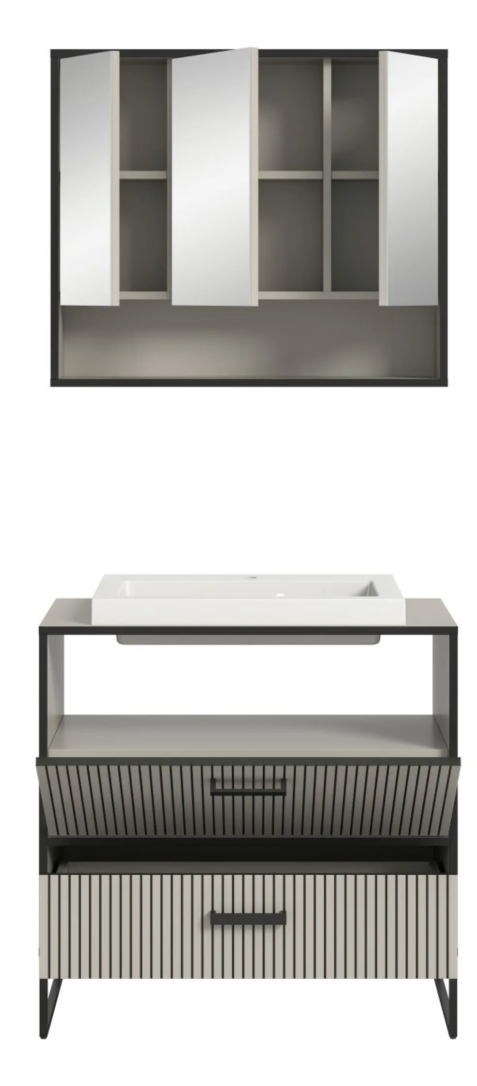 Salle de bains combinée 3 éléments BAGNO