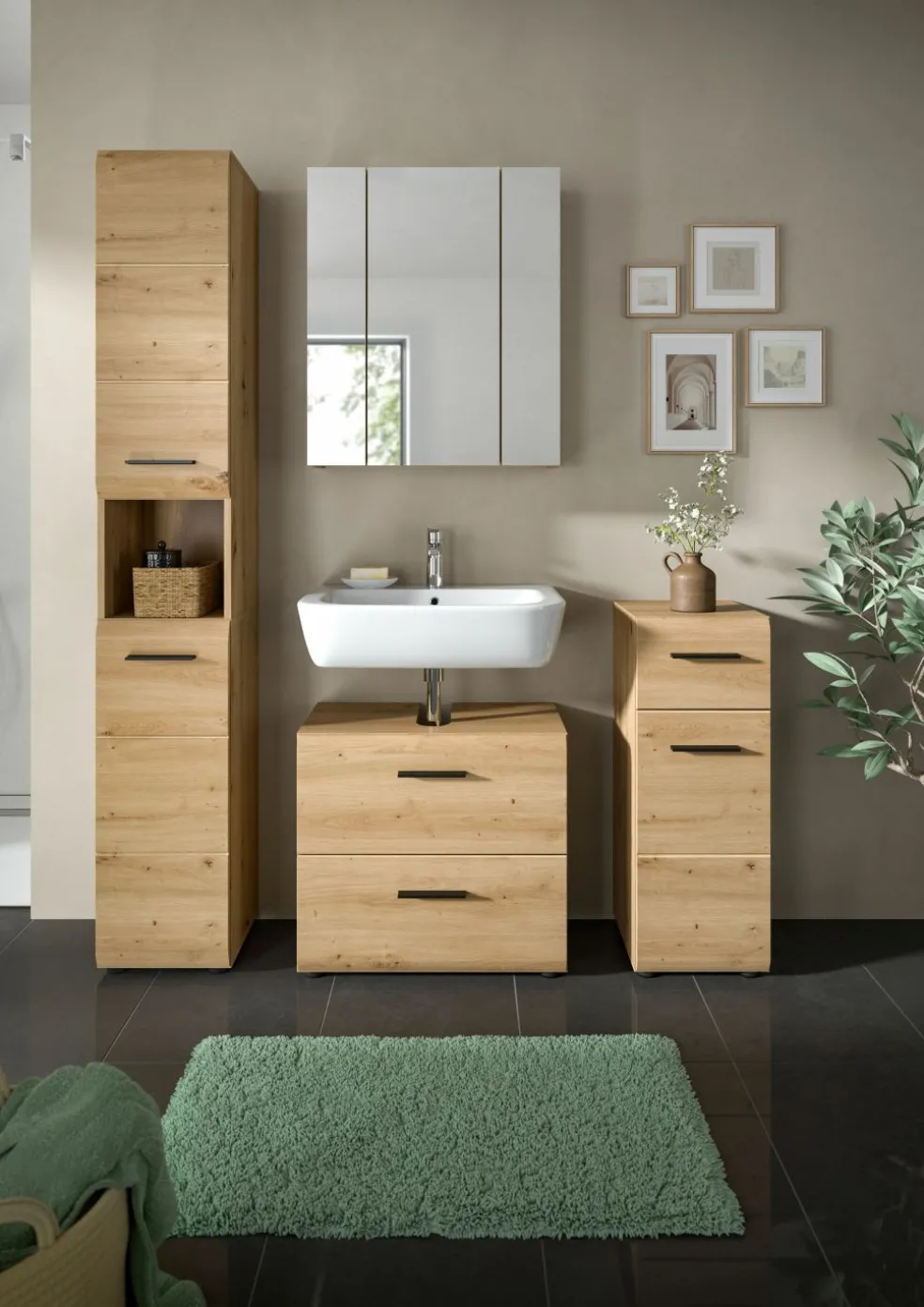 Salle de bains combinée 4 éléments BONGA