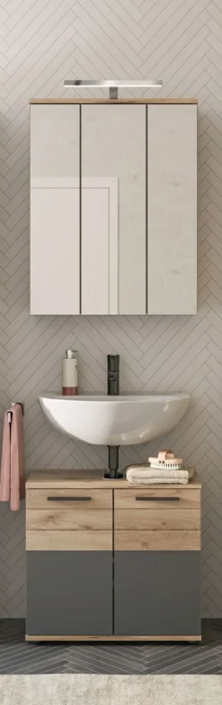 Salle de bains combinée 3 éléments AGARO