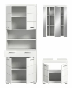 Salle de bains combinée 3 éléments SEWULA