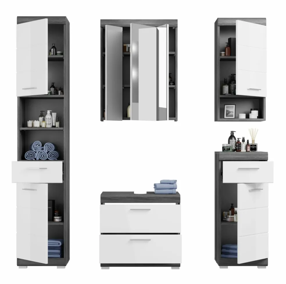 Salle de bains combinée 5 éléments SEWULA