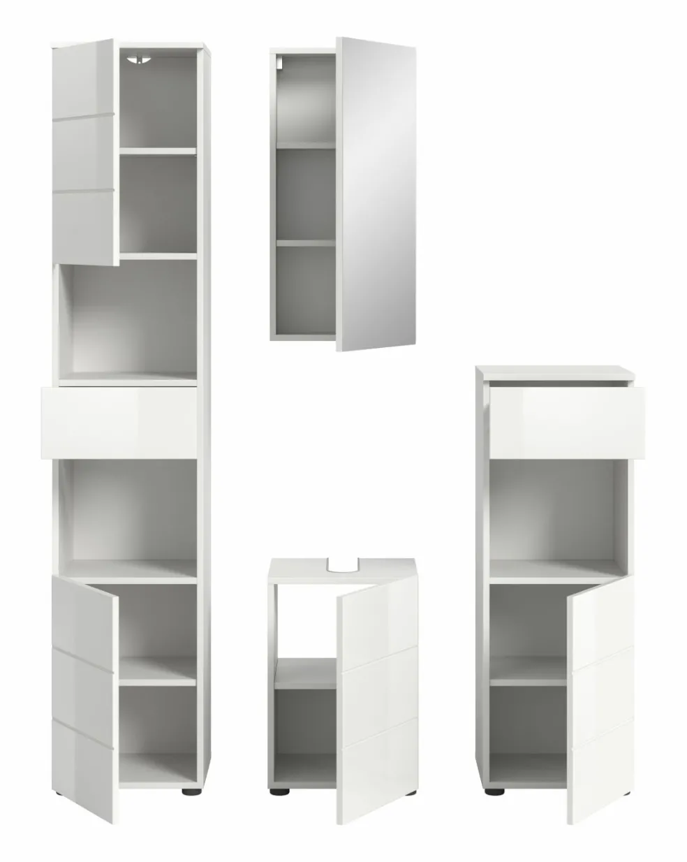 Salle de bains combinée 4 éléments AMBO