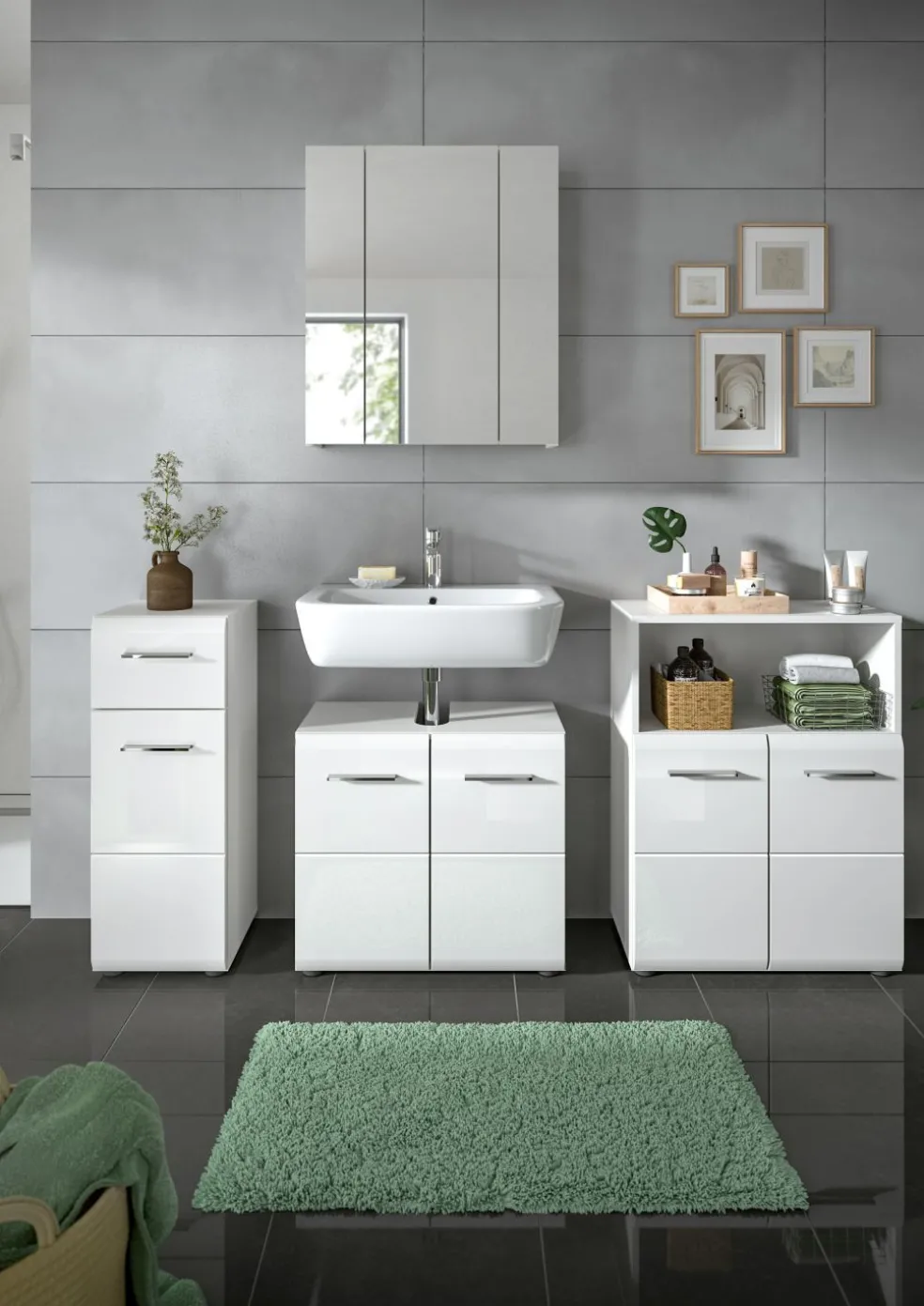 Salle de bains combinée 4 éléments BONGA