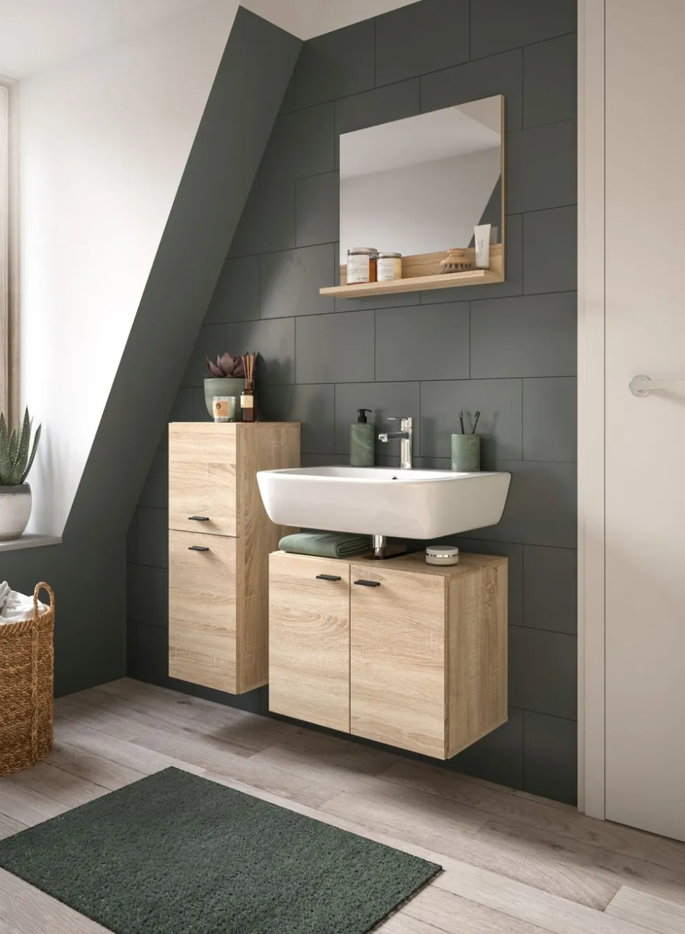 Salle de bains combinée 3 éléments SEBETA