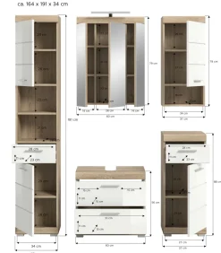Salle de bains combinée GIMBI