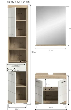 Salle de bains combinée GIMBI