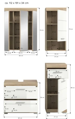 Salle de bains combinée GIMBI