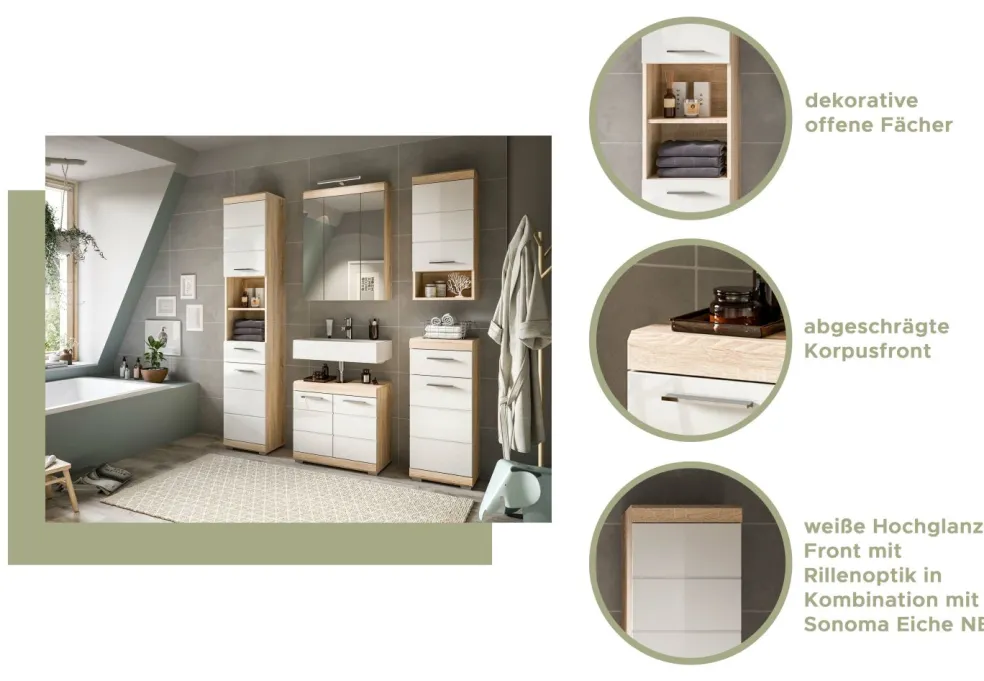 Salle de bains combinée GIMBI