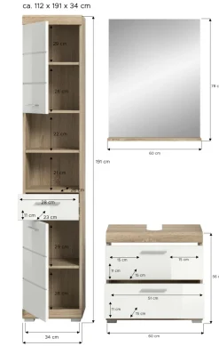 Salle de bains combinée GIMBI