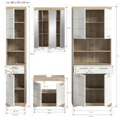 Salle de bains combinée GIMBI