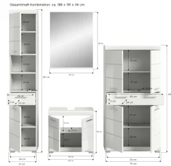 Salle de bains combinée SEWULA