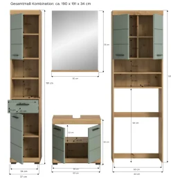 Salle de bains combinée SEWULA