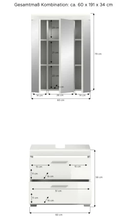 Salle de bains combinée SEWULA