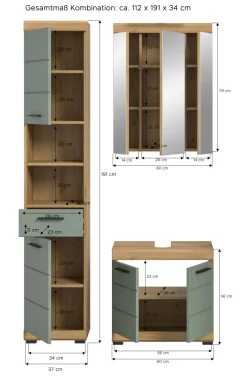 Salle de bains combinée SEWULA