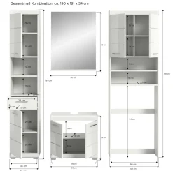Salle de bains combinée SEWULA