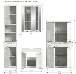 Salle de bains combinée SEWULA