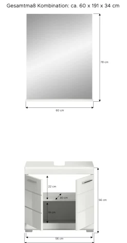 Salle de bains combinée SEWULA