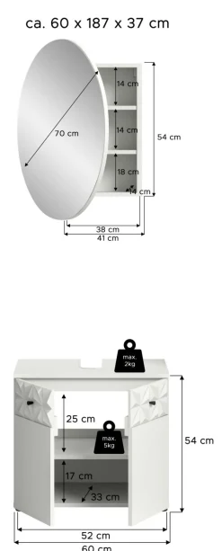 Salle de bains combinée ZIWAY